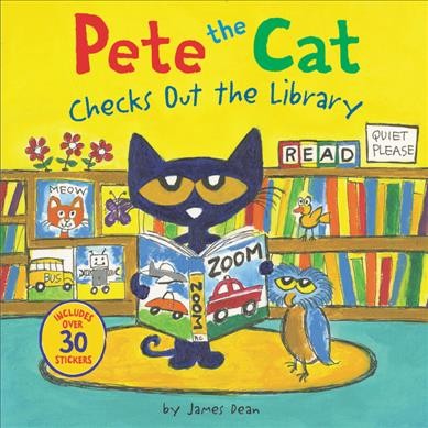 Pete the Cat checks out the library / by James Dean.